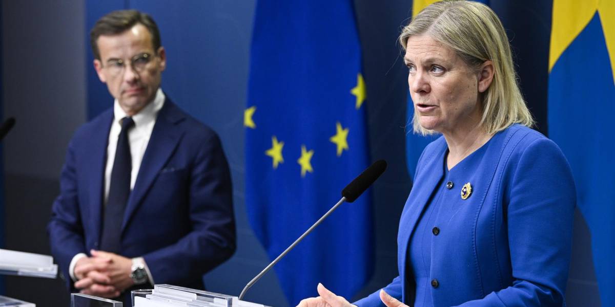 Gobierno sueco anuncia que pedirá ingreso formal a la OTAN