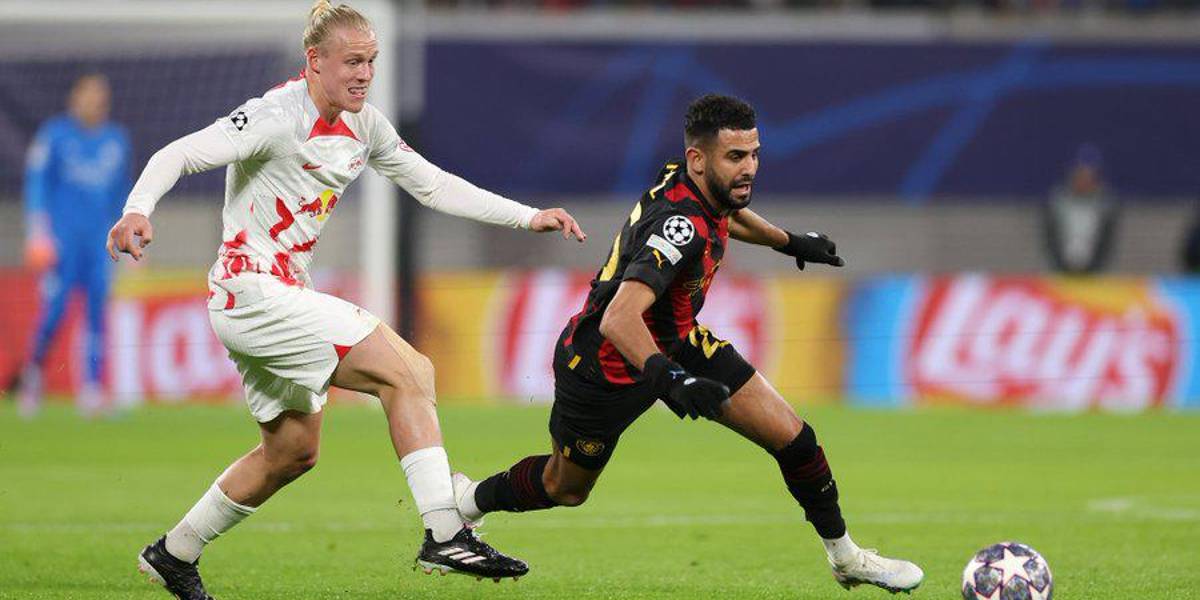 Champions League: Leipzig empató 1-1 ante el Manchester City por los octavos de final