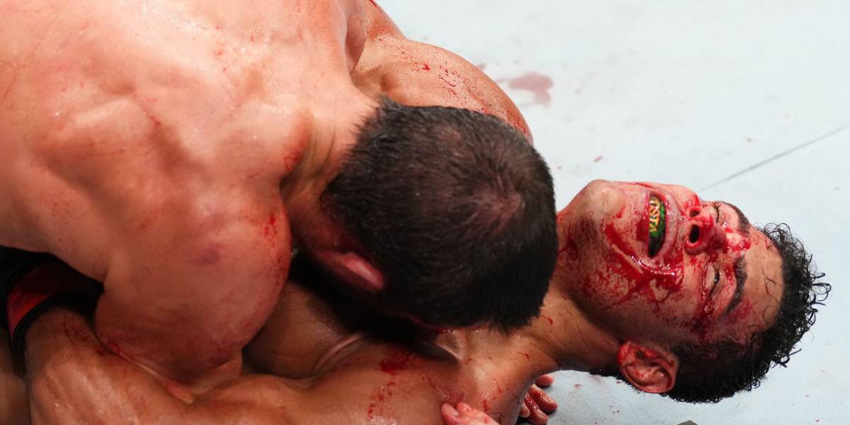 UFC: Luke Rockhold bañó con su propia sangre a Paulo Costa en plena pelea