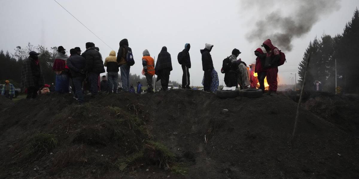 Movilizaciones en Ecuador: conozca las vías cerradas en el segundo día de paro hasta las 15:30