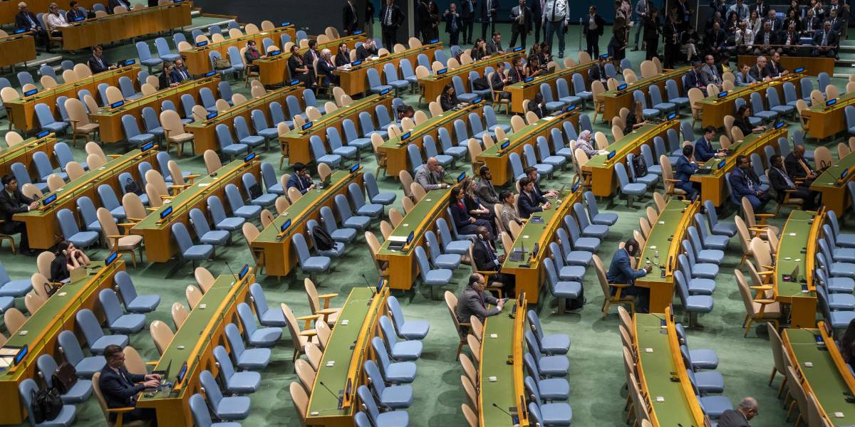 Delegaciones de la ONU abandonan la sala en intervención de Netanyahu