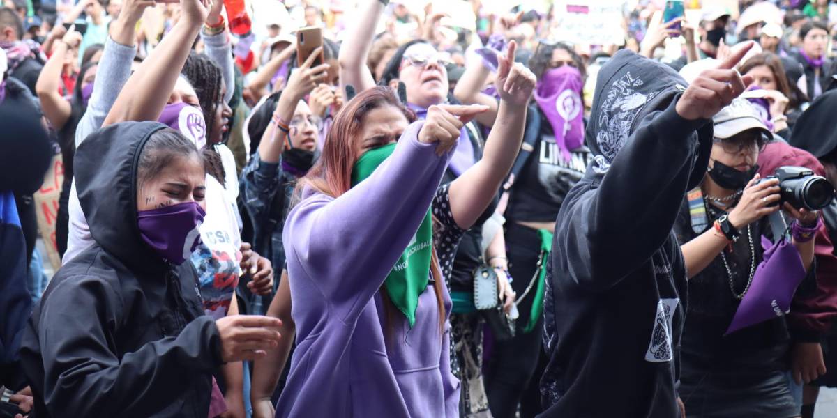 Día de la Mujer: marcha del 8 de marzo no marca el inicio del paro, dice Conaie