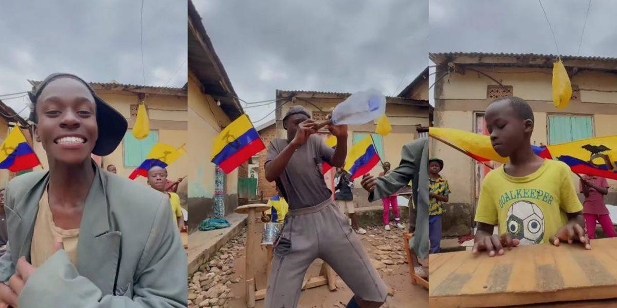 Captura de los videos publicados por la Fundación en Uganda.