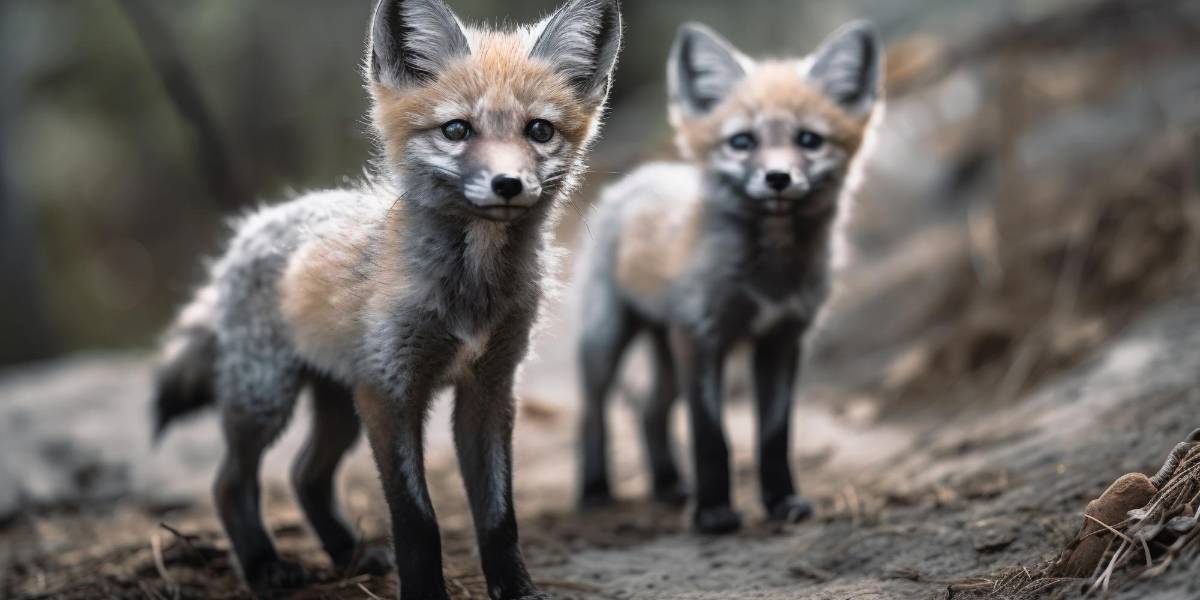 Una persona confunde a zorros con mascotas domésticas