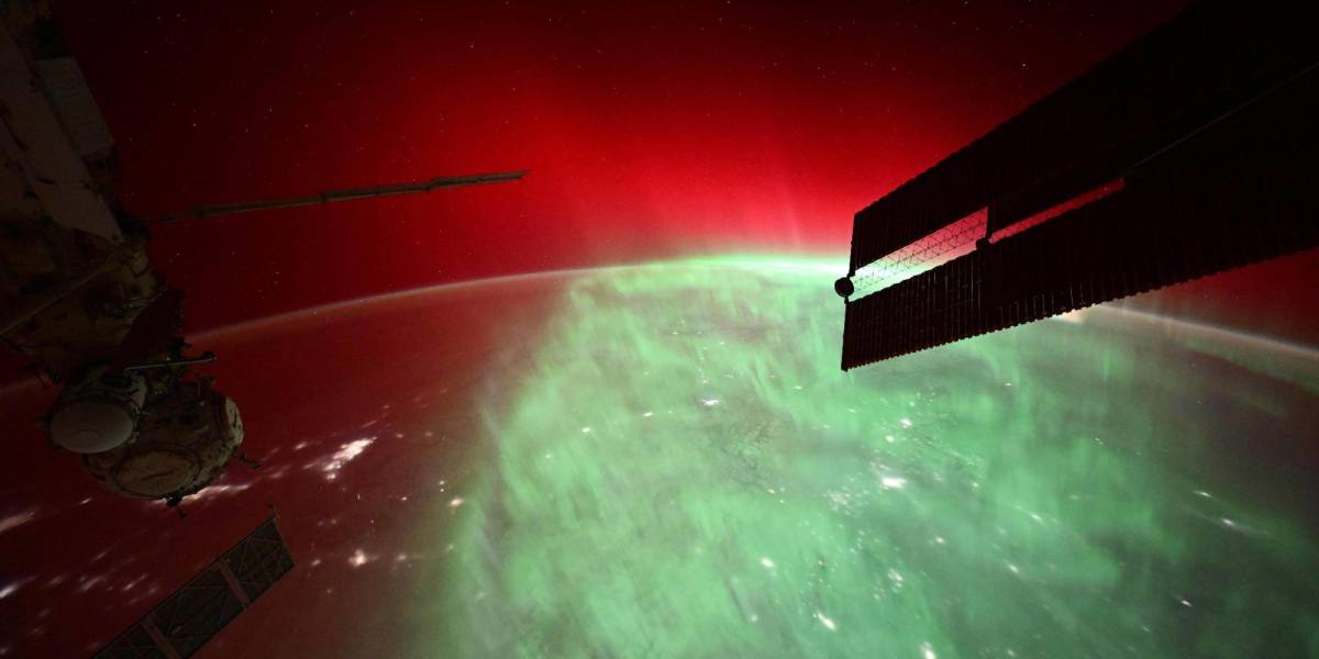 No creerás cómo se ve una aurora desde el espacio, el video fue captado por un astronauta