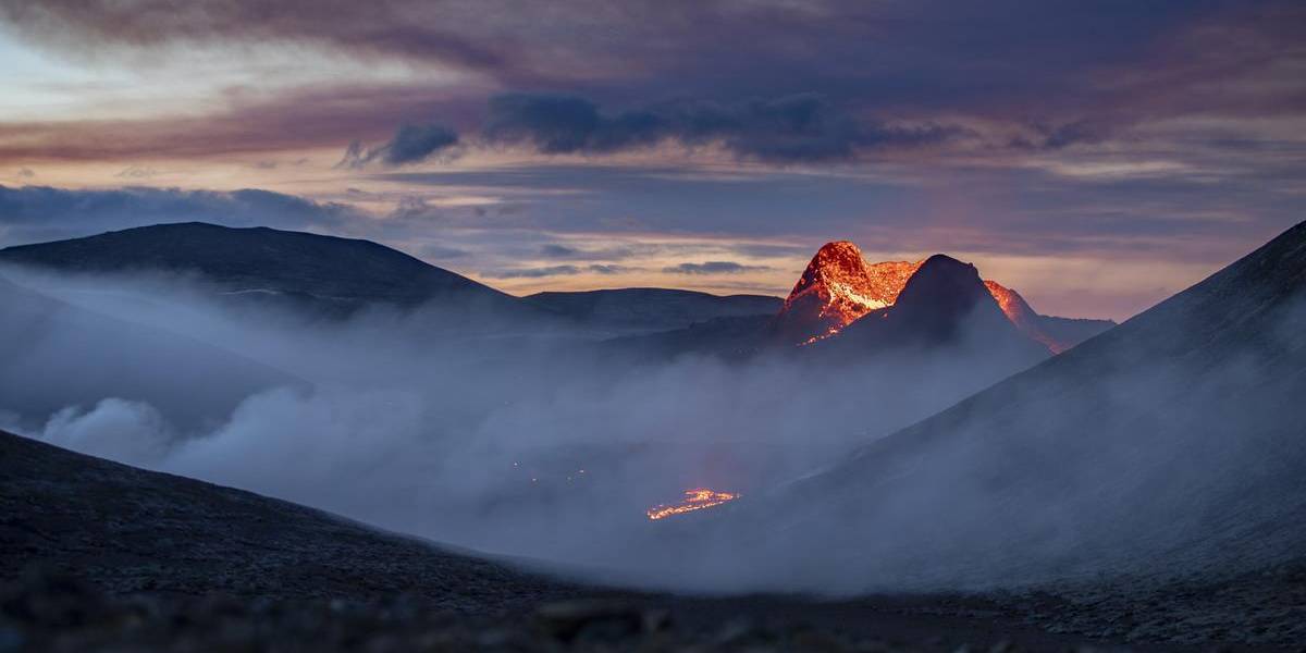 Un volcán entra en erupción cerca de Reikiavik, capital de Islandia