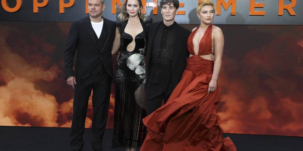 Los actores de Oppenheimer abandonan la premier en Londres para unirse a la huelga de actores en Hollywood