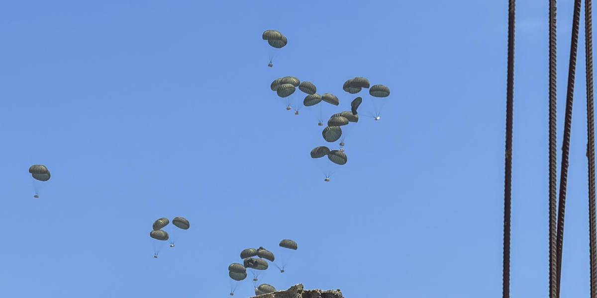 Alemania, España, Francia, Emiratos y Jordania lanzan ayuda desde el aire en Gaza