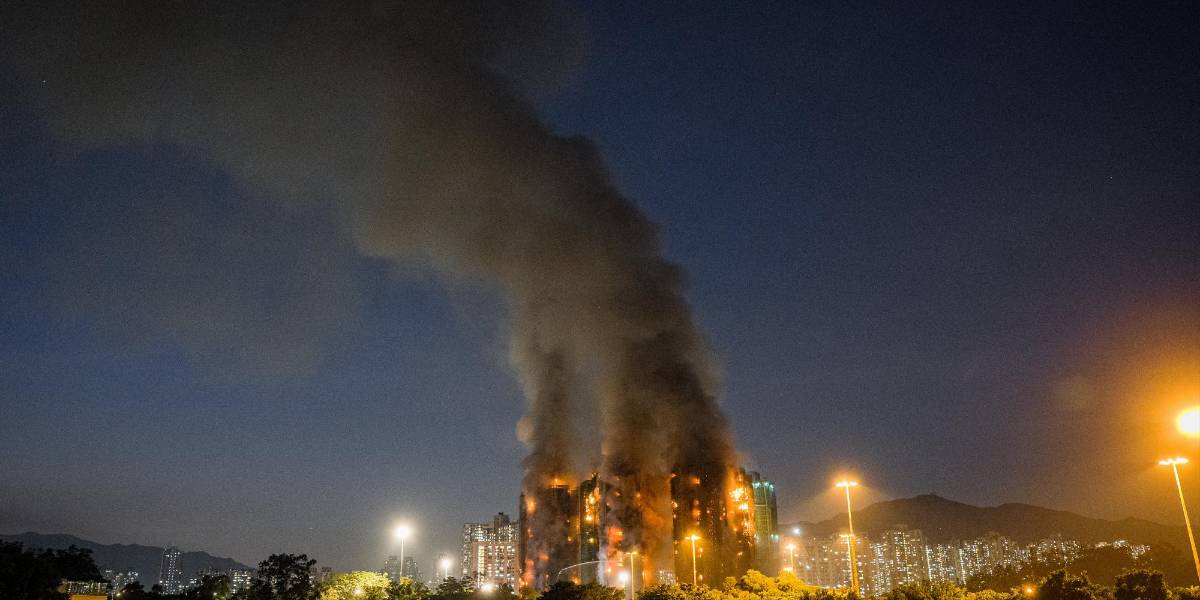 Incendio en Hong Kong: el número de muertos asciende a 36