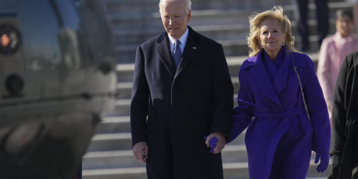 Los Biden dejan Washington tras la investidura de Donald Trump