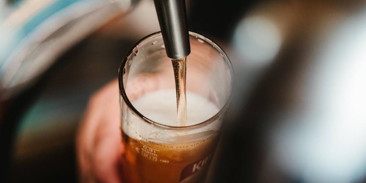 Imagen de un vaso de cerveza.