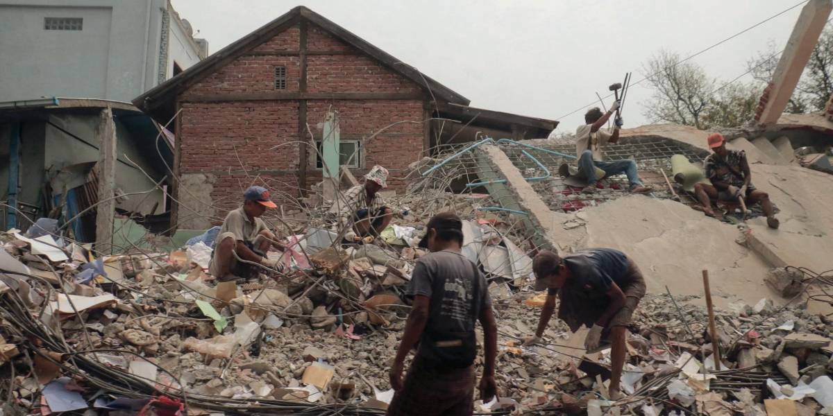 El balance del terremoto en Birmania ya supera los 3 300 muertos