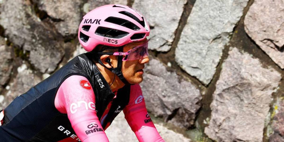 Richard Carapaz defiende de forma exitosa la maglia rosa en la antepenúltima etapa del Giro de Italia