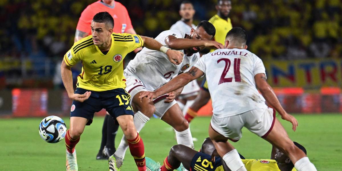Eliminatorias: Colombia derrota a Venezuela con gol de Rafael Santos Borré
