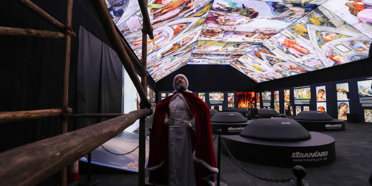 El David y la Capilla Sixtina de Miguel Ángel llegan a Ecuador en una muestra inmersiva