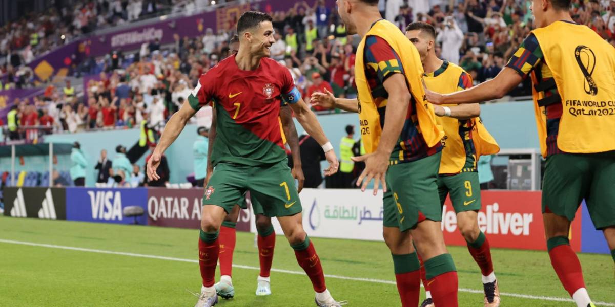 Qatar 2022: Cristiano Ronaldo, el primer jugador de la historia en marcar en 5 Mundiales