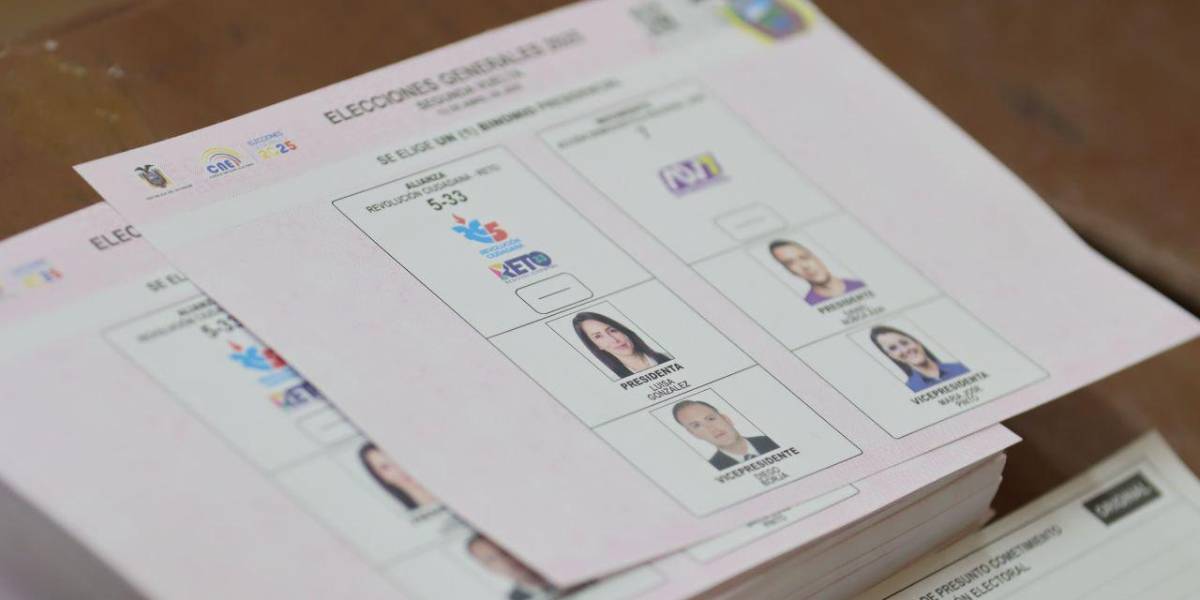 Segunda vuelta 2025: Daniel Noboa y Luisa González ganaron en las mesas donde votaron