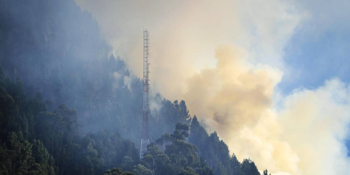 Colombia prende las alarmas mientras los incendios arrasan los cerros del país