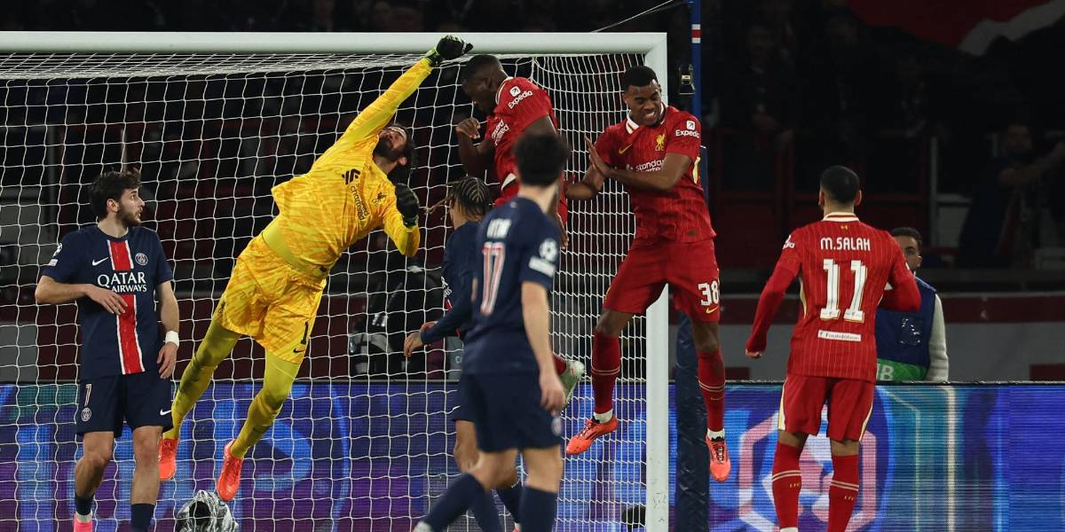 Con Alisson como figura en el arco, Liverpool vence 0-1 al PSG en la Champions League