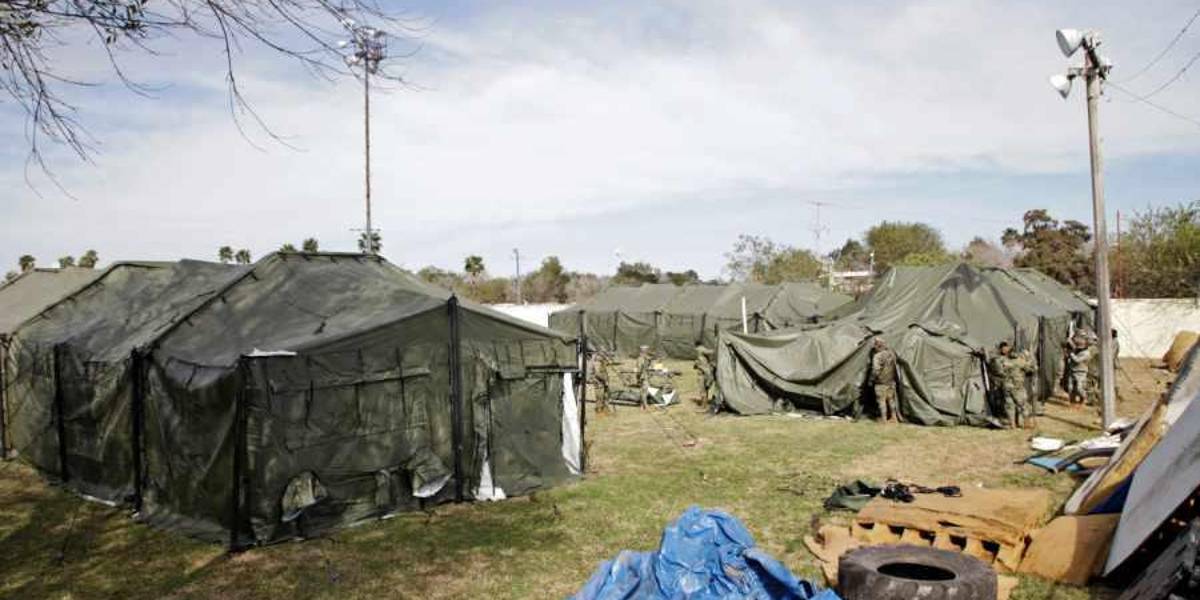 Militares de México construyen albergues para recibir a deportados tras medidas de Trump contra migración