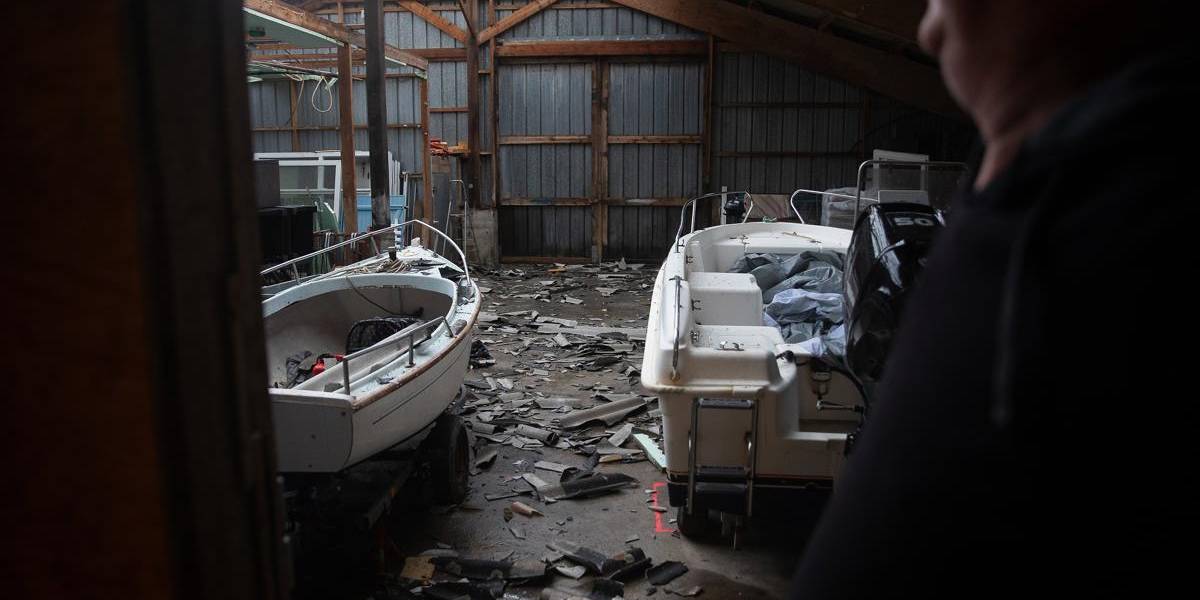 Unos 160 000 hogares siguen sin electricidad en Francia por la borrasca Ciarán