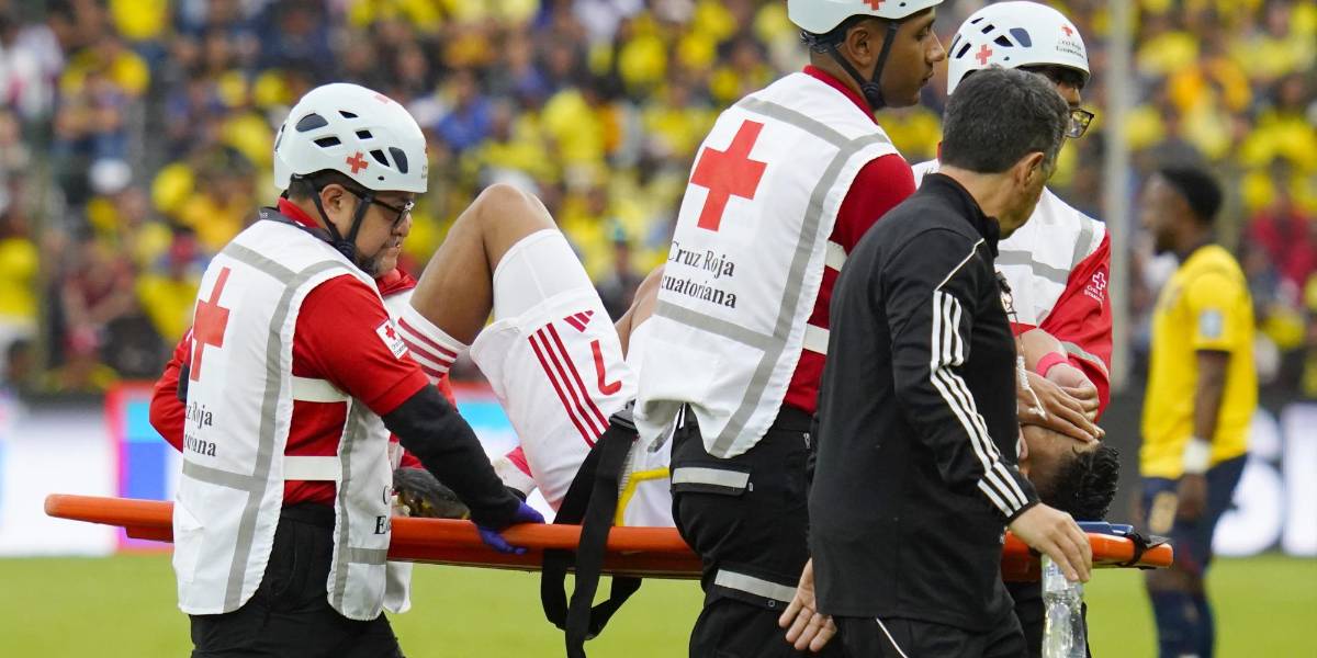 Jugador de Venezuela se desplomó ante Ecuador por las Eliminatorias al Mundial 2026