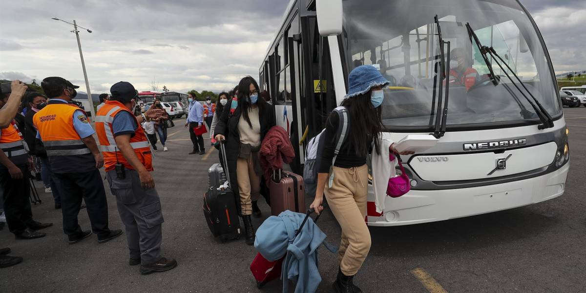 Seis ucranianos y ocho ecuatorianos llegaron al país huyendo de la guerra