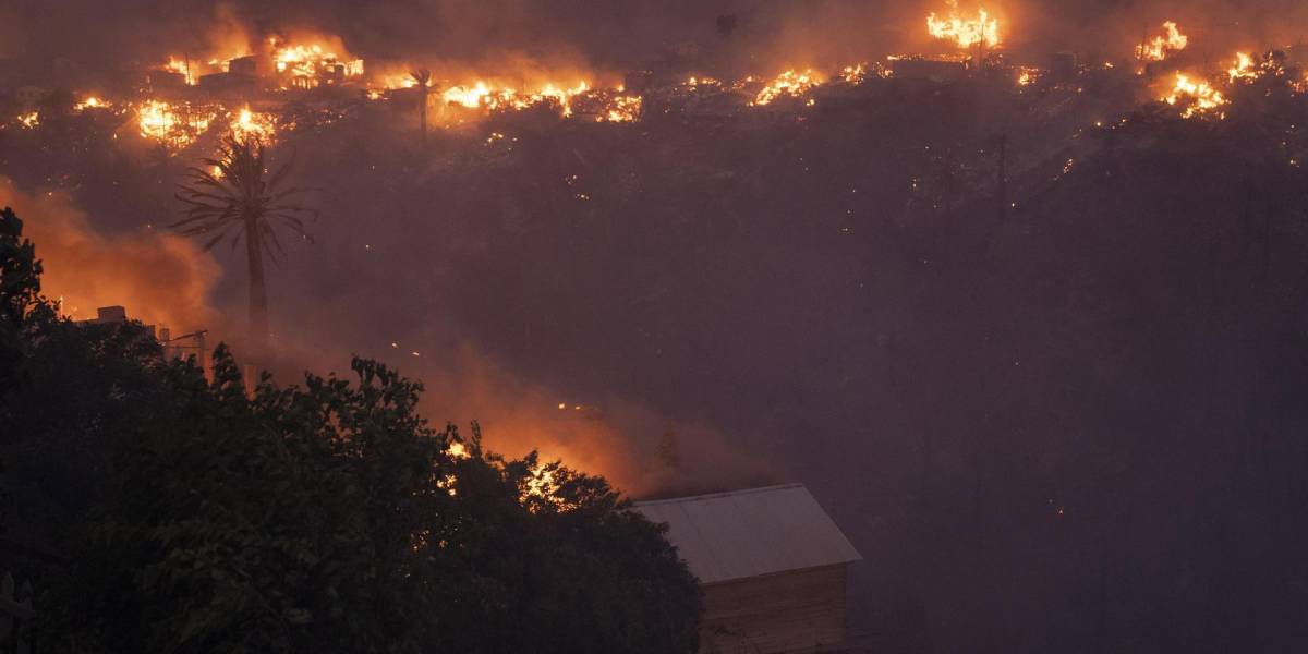 El Gobierno chileno declara estado de catástrofe por el incendio en Viña del Mar