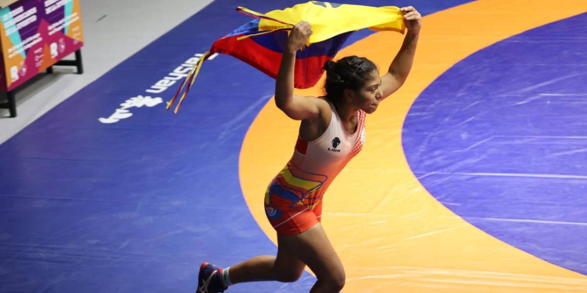 Leonela Gruezo gana la medalla de oro en los Juegos Suramericanos de la Juventud