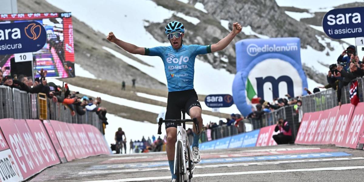 Giro de Italia 2023: El ciclista italiano Davide Bais gana la etapa 7