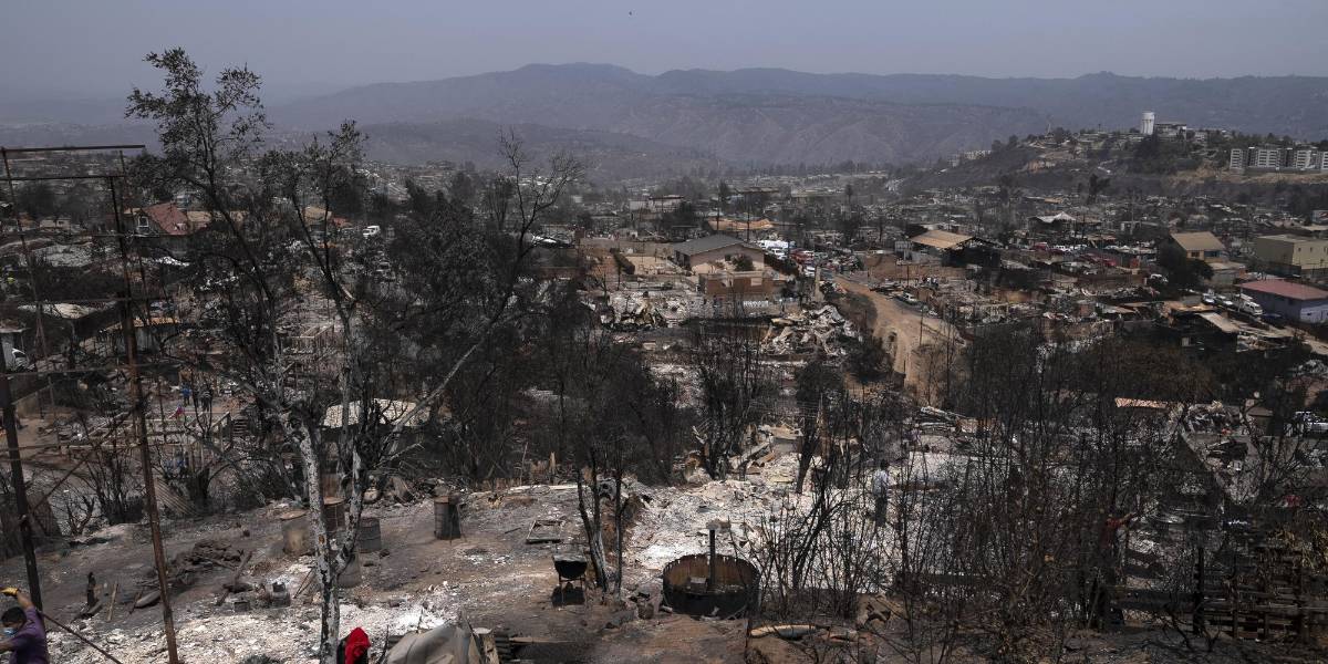 Chile: 122 personas fallecieron en los incendios de Valparaíso