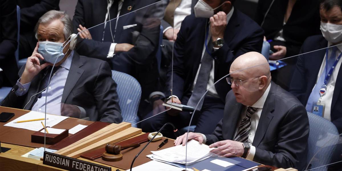 Rusia defiende en la ONU su ataque en Ucrania y dice que no busca ocupación