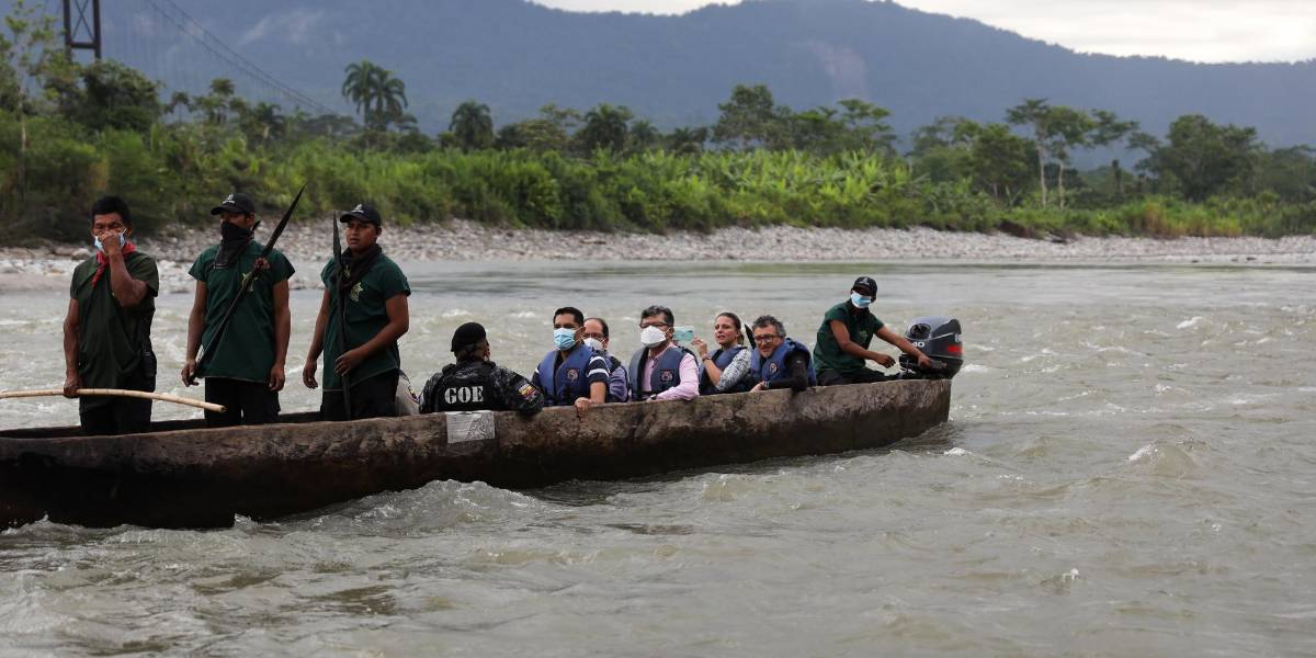 Caso Sinangoe: Por primera vez la Corte celebró audiencia en territorio indígena