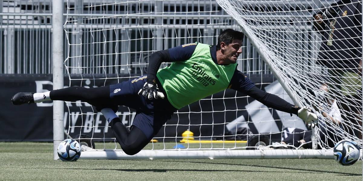 Courtois, arquero del Real Madrid, se rompe el menisco interno de la rodilla derecha
