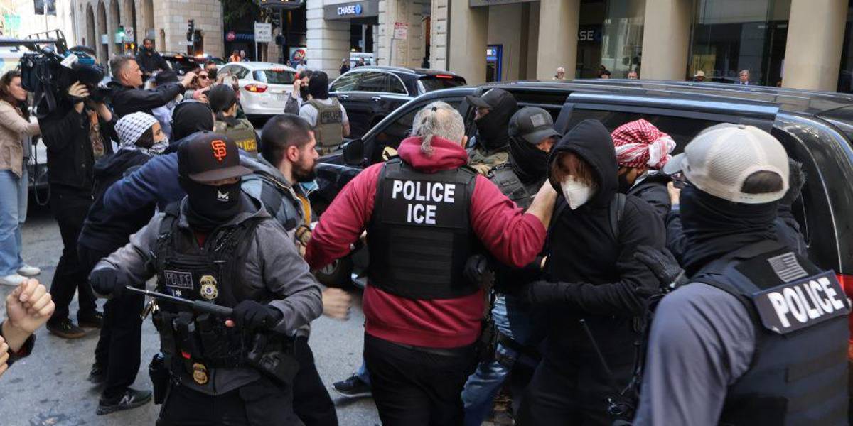 Estados Unidos: Enfrentamiento entre ICE y manifestantes en San Francisco