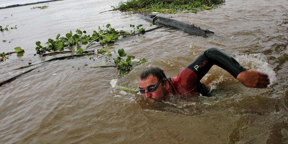 El nadador esloveno Strel quiere nadar hasta Ucrania por la paz