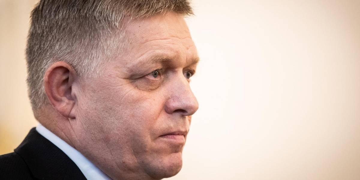 Momento exacto en el que dispararon al primer Ministro de Eslovaquia