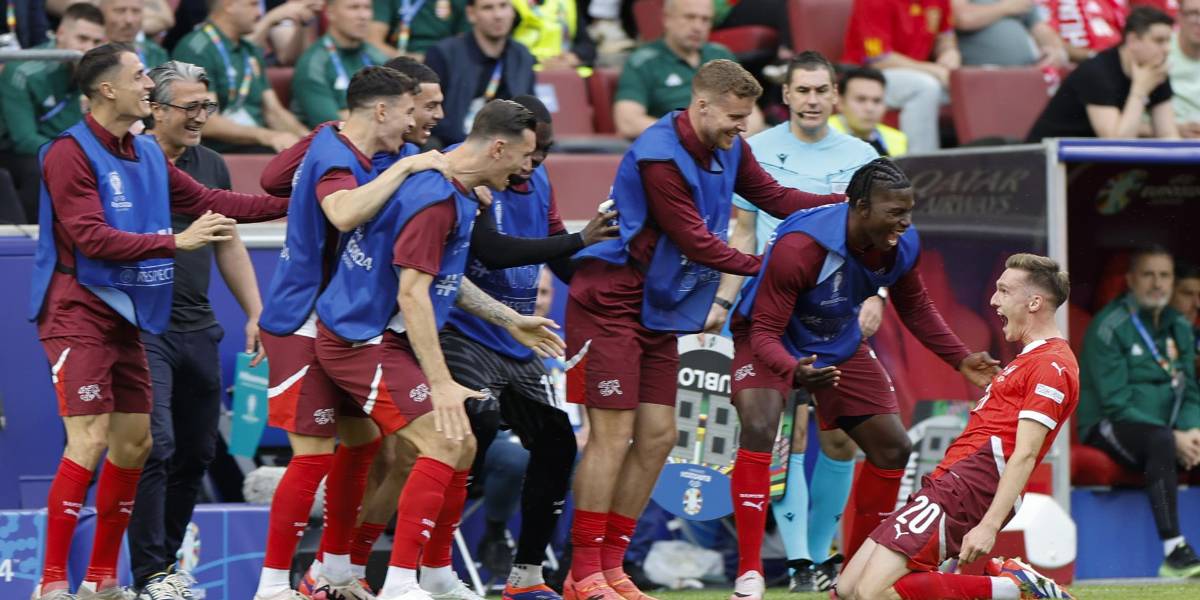 Suiza derrotó 3-1 a Hungría, por la fase de grupos de la Eurocopa 2024