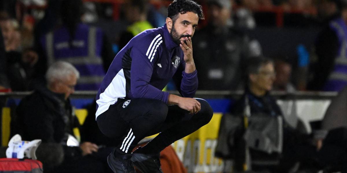 Rúben Amorim, técnico del Manchester United: Algo tiene que cambiar y no son los jugadores