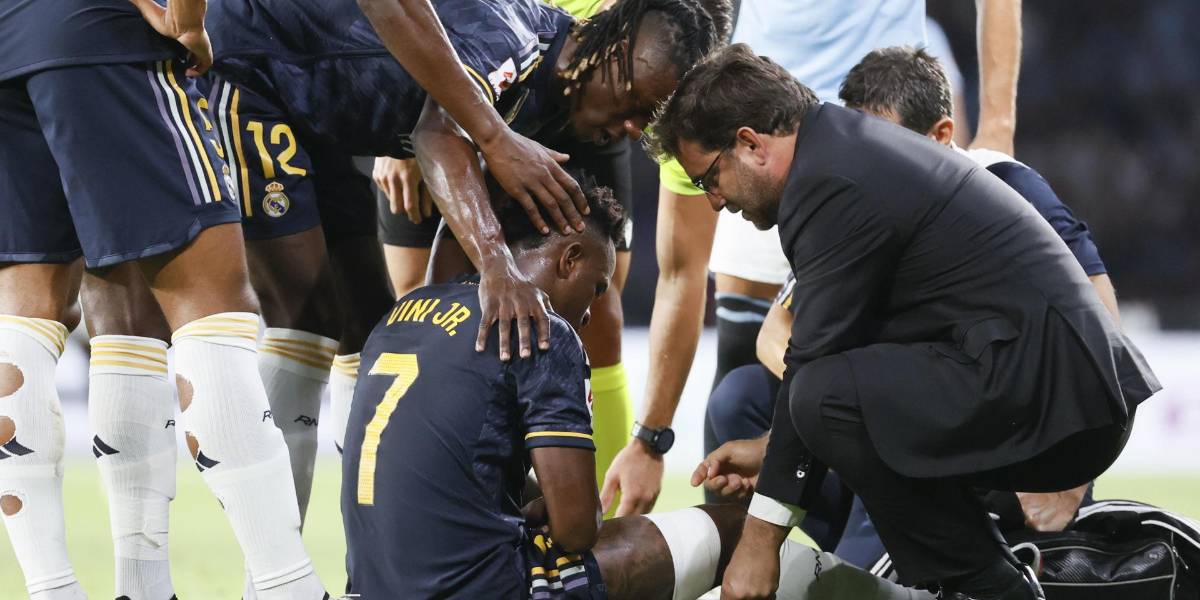 El Real Madrid inicia su nueva vida sin Vinícius, que estará seis semanas de baja