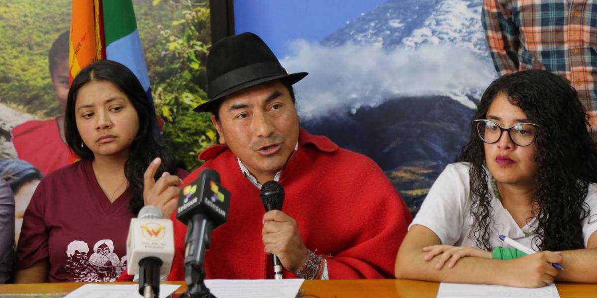 Leonidas Iza sobre el Yasuní: Presidente Noboa, usted puede demostrar si es un oportunista o un demócrata