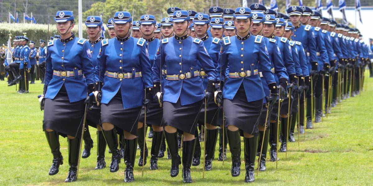 168 nuevos oficiales de la Policía Nacional se suman a las tareas de seguridad en Ecuador