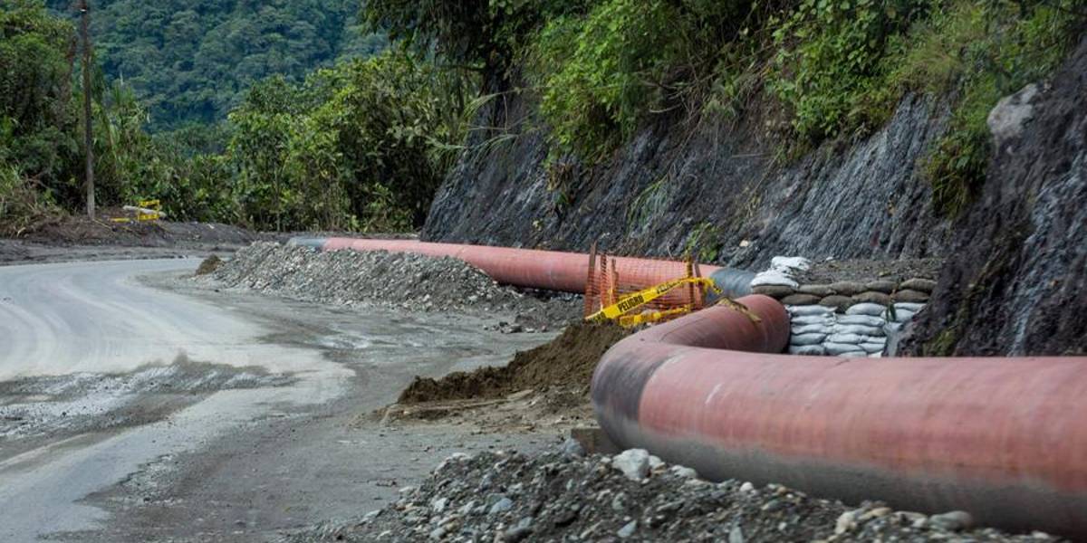Un derrame de crudo pesado en vías del oriente ecuatoriano afectó a transportistas