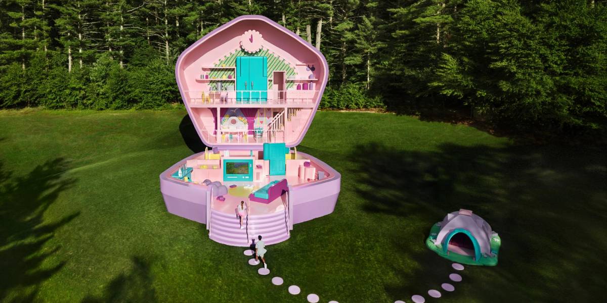 Polly Pocket da la bienvenida a huéspedes en su casa tamaño real en Estados Unidos