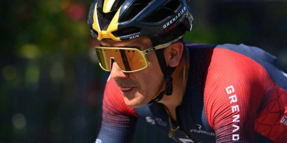 Richard Carapaz llegó enfermo y tuvo dos caídas antes de la Vuelta a España