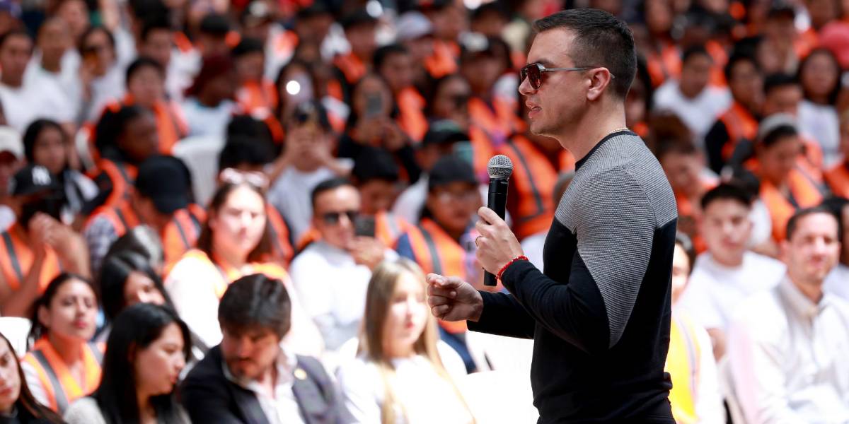 Daniel Noboa encarga la Presidencia para asistir al debate