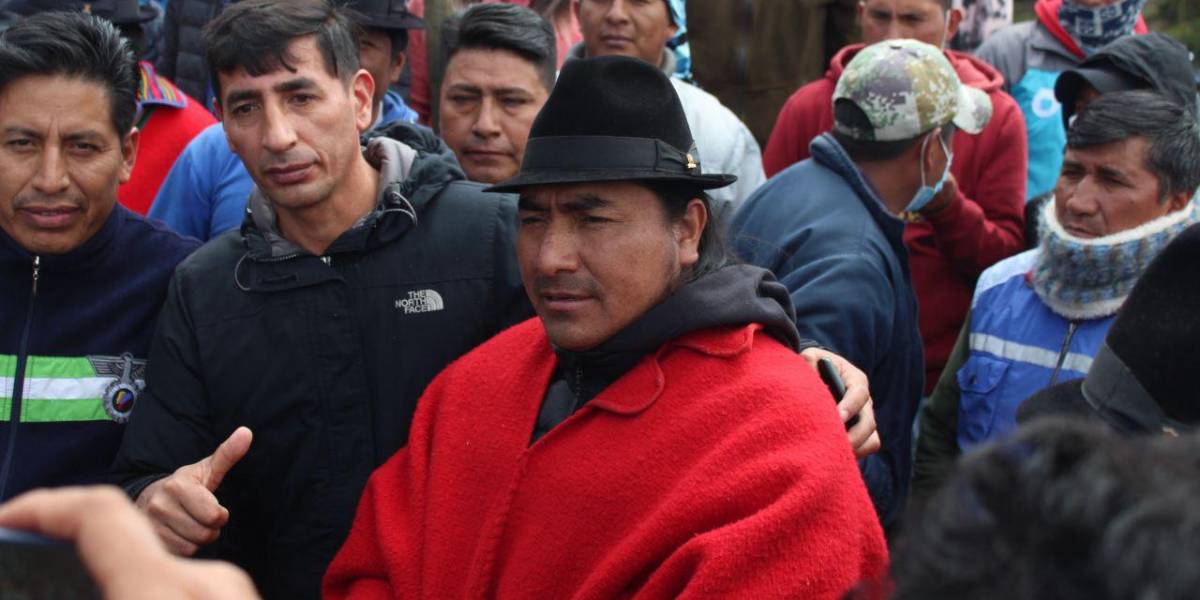 Leonidas Iza denuncia a Guillermo Lasso ante la Fiscalía por su detención