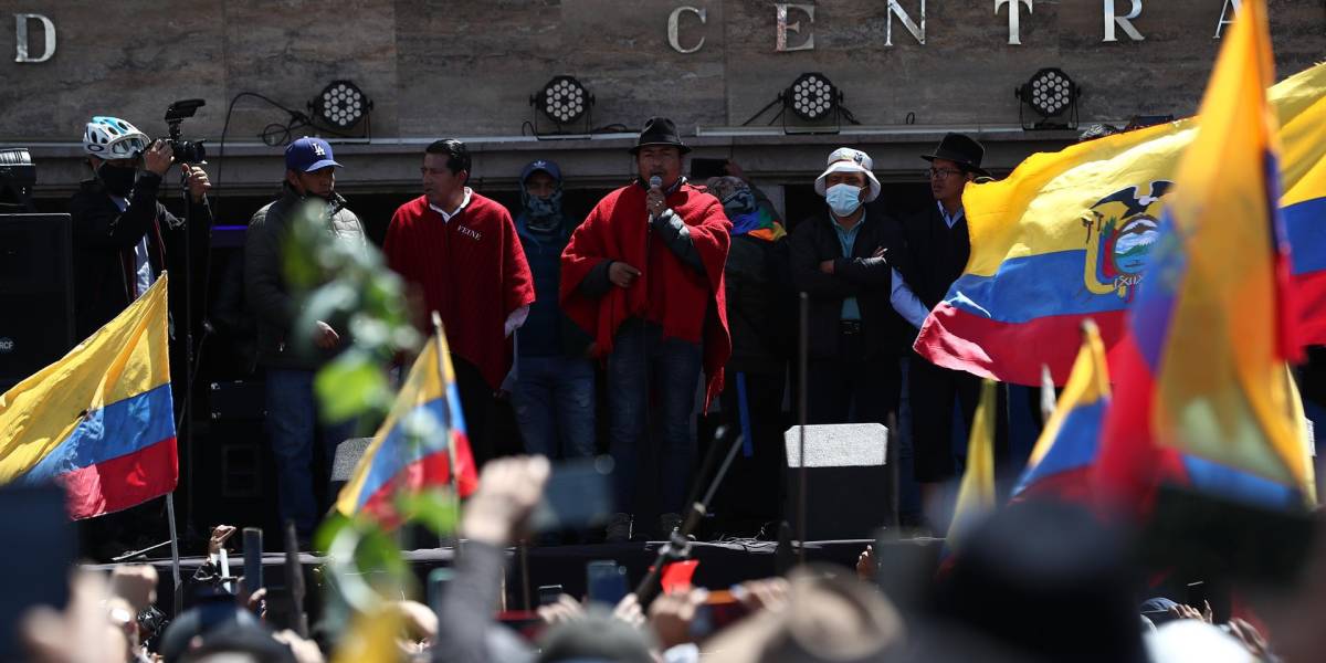 Leonidas Iza: de Quito no nos vamos a ir sin resultados, el lunes se reanudarán las marchas