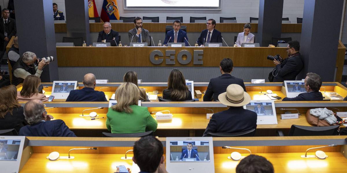 Daniel Noboa trata de recuperar la confianza de empresarios españoles para que inviertan en Ecuador