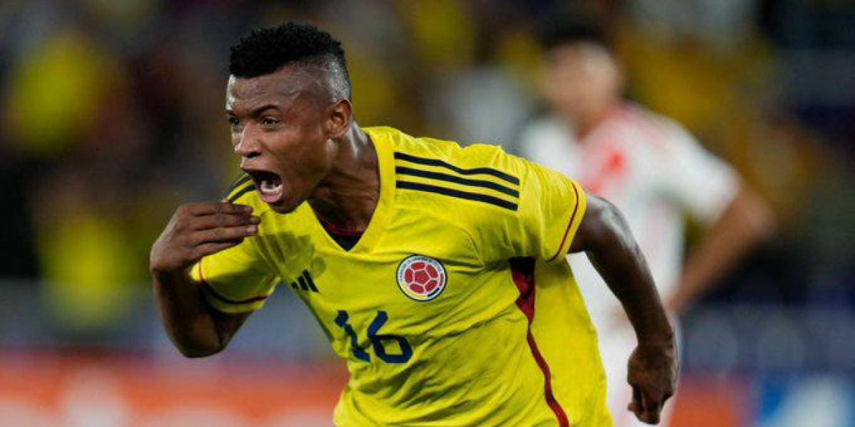 Doblete de Cortés revive a Colombia y hunde a Perú en el Sudamericano Sub 20